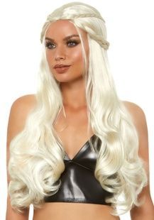 Leg Avenue Braided long wavy wig Blond SO7936 фото