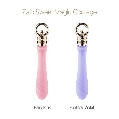 Вібратор для точки G з підігрівом Zalo Sweet Magic - Courage Fairy Pink SO6674 фото