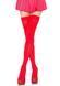 Leg Avenue Opaque Nylon Thigh Highs OS Red SO7982 фото 1