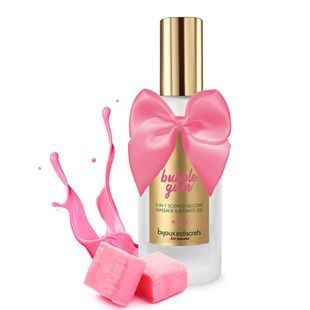 Лубрикант на силиконовой основе 2в1 Bijoux Indiscrets Bubblegum для секса и массажа SO5941 фото