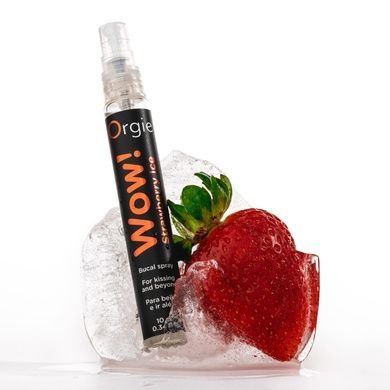 Спрей для орального сексу Orgie &ndash; Wow! Strawberry Ice (10 мл) з охолоджуючим ефектом SX1564 фото