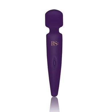 Вібромасажер Rianne S: Bella Mini Wand Purple, 10 режимів роботи, медичний силікон, подарункове пако SO3869 фото