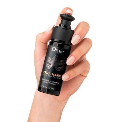 Гель для стимуляції члена Orgie Xtra Hard Power Gel For Him, 50 мл, розігріває, підсилює ерекцію SX1565 фото