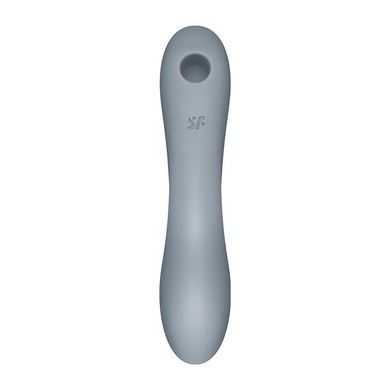 Вакуумний стимулятор з вібрацією Satisfyer Curvy Trinity 3 BlueGrey SO6118 фото