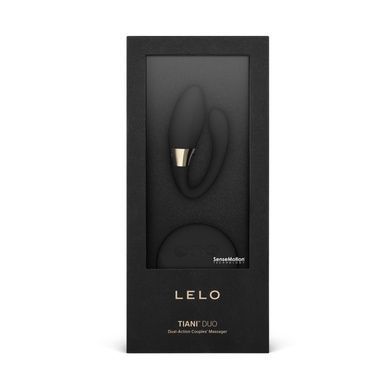 Вібратор для пар LELO Tiani Duo Black, 2 мотори, пульт ДК SO8117 фото