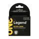 Презервативи ONE Legend XL, 3 шт, збільшений розмір, розширення на кінці, картонна упаковка SX0781 фото 1