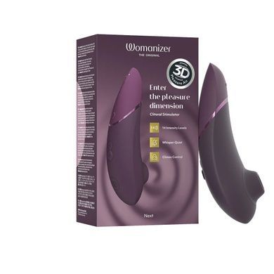 Вакуумний кліторальний стимулятор Womanizer Next Dark Purple SX2303 фото