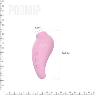 Вакуумний стимулятор Adrien Lastic Revelation Pink, режим Boost SO4867 фото
