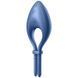 Ерекційне смарт-віброкільце ласо з регулюванням розміру Satisfyer Bullseye Blue SO6120 фото 1
