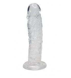 Прозрачный фаллоимитатор Alive Jelly Dildo Empire, ТПЕ, присоска, диаметр 4.3 см, длина 19.3см SO5554 фото