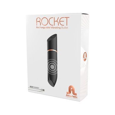 Вибропуля в виде помады Adrien Lastic Rocket Black SO8206 фото