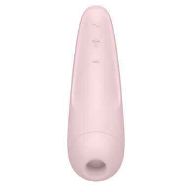 Вакуумний кліторальний стимулятор Satisfyer Curvy 2+ Pink з керуванням через інтернет SO3782 фото