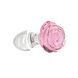 Стеклянная анальная пробка Pillow Talk Rosy Luxurious Glass Anal Plug, ⌀3,3 см, вибропуля в подарок SO6834 фото 2