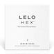 Презервативы LELO HEX Condoms Original 3 Pack, тонкие и суперпрочные SO8130 фото 1