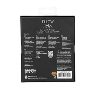 Вібратор Pillow Talk Secrets - Playful - Clitoral Vibrator - BLUE SO8245 фото