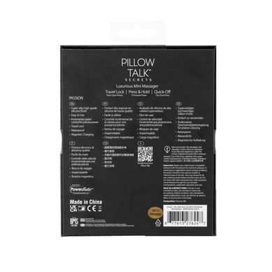 Вібратор Pillow Talk Secrets - Passion - Clitoral Vibrator - WINE SO8246 фото