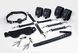 Набір Feral Feelings BDSM Kit 7 Black, наручники, поножі, конектор, маска, паддл, кляп, затискачі SO8276 фото 1