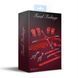 Набір Feral Feelings BDSM Kit 7 Red, наручники, поножі, конектор, маска, паддл, кляп, затискачі SO8277 фото 2