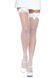 Leg Avenue Fishnet Thigh Highs With Bow OS White SO7972 фото 1