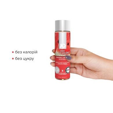 Смазка на водной основе System JO H2O &mdash; Watermelon (120 мл) без сахара, растительный глицерин SO1673 фото