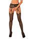 Эротические колготки-бодистокинг Obsessive Garter stockings S821 S/M/L, имитация чулок и пояса для ч SO8162 фото 1