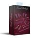 Набір Feral Feelings BDSM Kit 7 Burgundy, наручники, поножі, конектор, маска, паддл, кляп, затискачі SO8278 фото 2