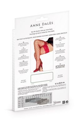 Панчохи у велику сітку Anne De Ales ERICA T1 Red SO4695 фото