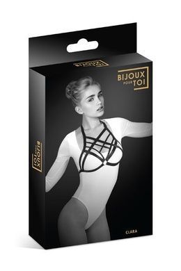 Портупея на груди Bijoux Pour Toi - CLARA, еластичний поліестер SO2229 фото