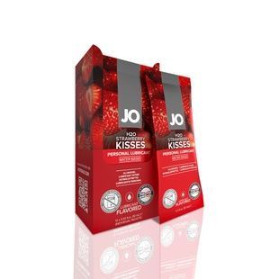 Набір лубрикантів Foil Display Box &ndash; JO H2O Lubricant &ndash; Strawberry &ndash; 12 &times; 10ml &ndash; підходять для ораль SO6161 фото