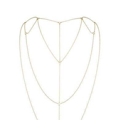 Цепочка для спины Bijoux Indiscrets Magnifique Back and Cleavage Chain - Gold, украшение для тела SO2657 фото