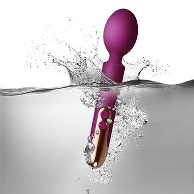 Вибромассажер Rocks Off Oriel Purple, водонепроницаемый, гибкая головка, мощный, LED подсветка SO4898 фото