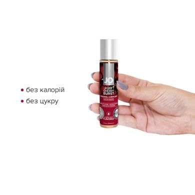 Змазка на водній основі System JO H2O &mdash; Cherry Burst (30 мл) без цукру, рослинний гліцерин SO1467 фото