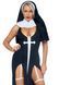 Leg Avenue Sultry Sinner S Black/White SO7995 фото 1