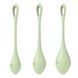 Набір йоні-намистин Satisfyer Yoni Power 2 Light Green, діаметр 2-2,5-3 см, маса 22-44-73 г SO5549 фото 1