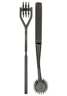 Колесо Вартенберга гольчасте на 3 ряди зубців Doc Johnson Kink- Spike - Solid Metal Pinwheel - 3 Whe SO4018 фото
