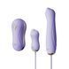 Набор 3в1 Zalo &mdash; UNICORN Set Violet, виброяйцо, пульсатор, вакуумный стимулятор SO6688 фото 1