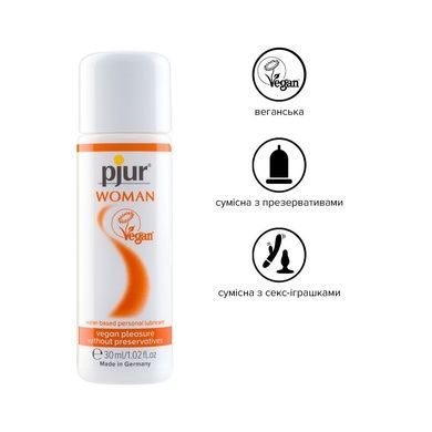 Лубрикант веганський Pjur Woman на водній основі для жінок, 30 ml PJ13330 фото