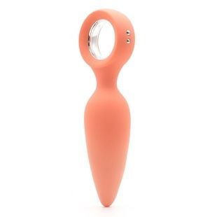 Анальная вибропробка KisToy Orville Orange, диаметр 30мм SO3630 фото