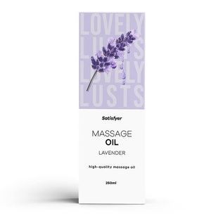 Масажна олія Satisfyer Massage Oil Lavender 250 мл SX2703 фото