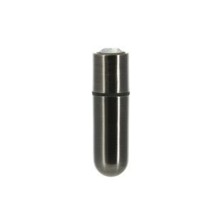 Віброкуля PowerBullet - First-Class Bullet 2.5" with Key Chain Pouch, Gun Metal SO6846 фото