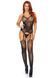 Leg Avenue Jacquard net bodystocking OS Black SO7903 фото 2