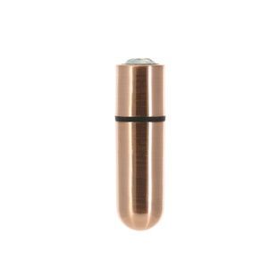 Віброкуля PowerBullet - First-Class Bullet 2.5" with Key Chain Pouch, Rose Gold SO6847 фото