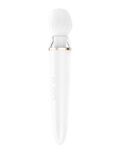 Смарт вибромассажер со сменной головкой Satisfyer Double Wand-er SO6135 фото