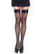 Leg Avenue Fishnet Thigh Highs With Bow OS Black SO7905 фото 1