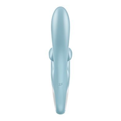 Вибратор-кролик Satisfyer Touch Me Blue, двойной отросток, 3 мощных мотора SO7777 фото