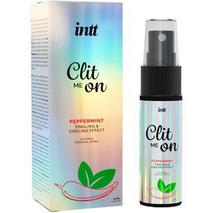 Возбуждающий спрей для клитора Intt Clit Me On Peppermint Tingling & Cooling Effect 12 мл SO8392 фото