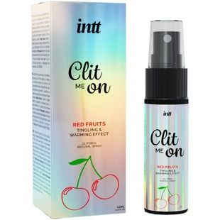 Возбуждающий спрей для клитора Intt Clit Me On Red Fruits Tingling & Warming Effect 12 мл SO8393 фото