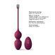 Вагинальные шарики Dorcel LOVE BALLS PLUM, вибрации и движения внутреннего шарика, пульт ДУ SO7388 фото 3