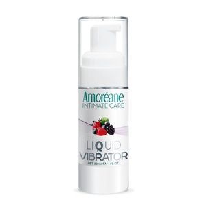 Лубрикант с эффектом вибрации Amoreane Med Liquid Vibrator Berries (30 мл) SO5970 фото