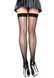 Leg Avenue Backseam Thigh Highs OS Black SO7908 фото 1